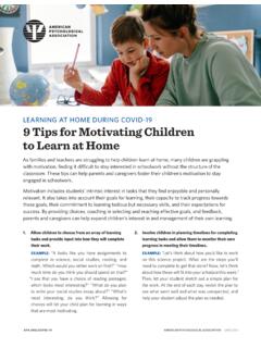 9 Tips for Motivating Children