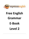Free English Grammar E-Book