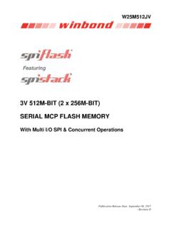 3V 512M-BIT (2 x 256M-BIT) SERIAL MCP FLASH …