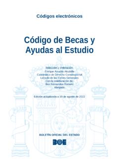 C&#243;digo de Becas y Ayudas al Estudio - BOE.es