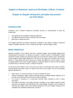 Doppler Ultrasound - Principles and practice - Fetal Medicine