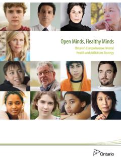 Ontario’s Comprehensive Mental Health and …