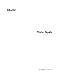 Global Equity Model (GEM) Handbook - Alacra