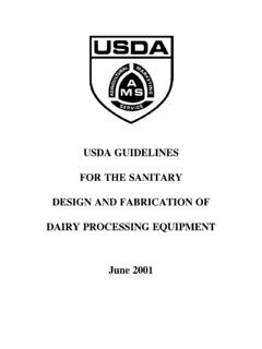 USDA GUIDELINES FOR THE SANITARY DESIGN AND …