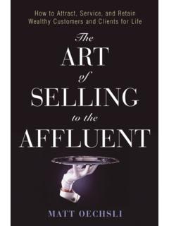 The Art of SELLING TO THE AFFLUENT - QuBranx.com