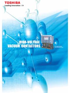 High-voltage vacuum Contactors - sales-toshiba …