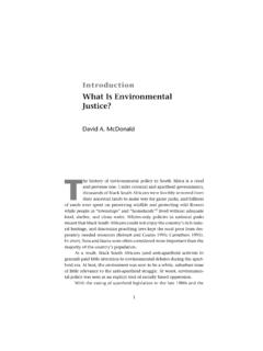What Is Environmental Justice? - Ohio University Press
