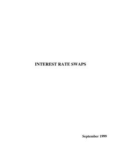 INTEREST RATE SWAPS - NYU Stern School of Business