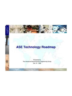 ASE Technology Roadmap - ASE Kaohsiung