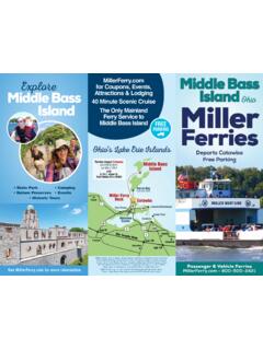 Explore MillerFerry.com for Coupons, Events, Middle Bass ...