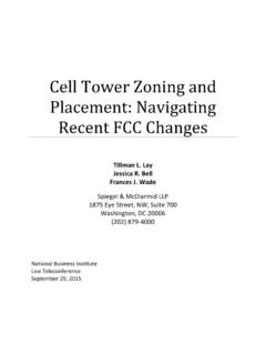 Cell Tower Zoning and Placement: Navigating …
