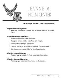 Military Customs and Courtesies - University of Notre Dame