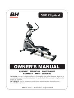 OWNER’S MANUAL - BH Fitness USA
