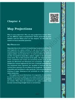 Map Projections - NCERT