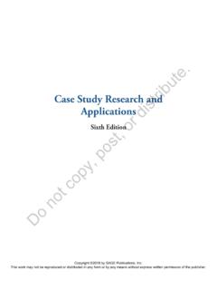 Case Study Research and Applications or post, copy, not