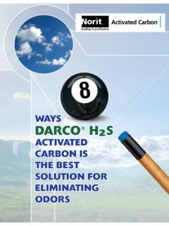 WAYS DARCO H2S ACTIVATED CARBON IS THE …