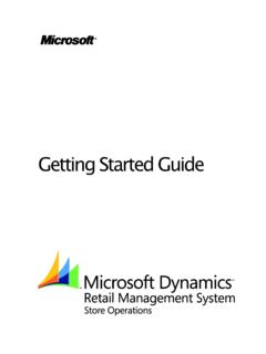 Store Operations Getting Started Guide - Palmetto …