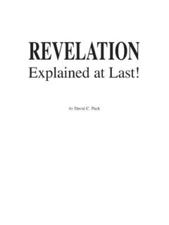 Revelation Explained at Last! - Restored Church of God