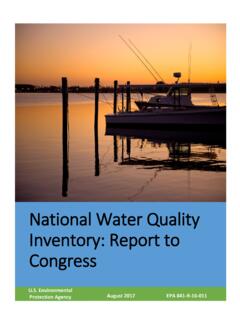 National Water Quality Inventory: Report to Congress