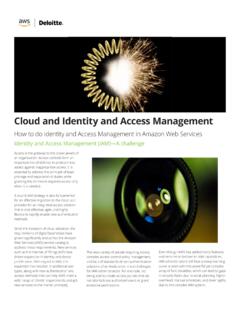 Cloud and Identity and Access Management - Deloitte