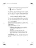 13 Access Control - infosectoday.com