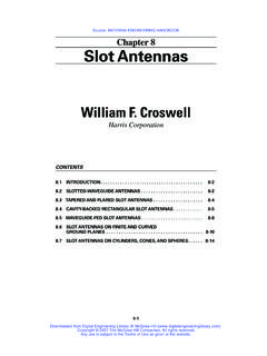 Chapter 8 Slot Antennas - eetrend.com