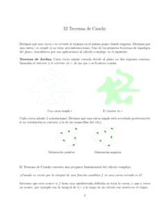 El Teorema de Cauchy - UNAM
