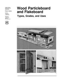 Wood Particleboard and Flakeboard Types, Grades, and Uses