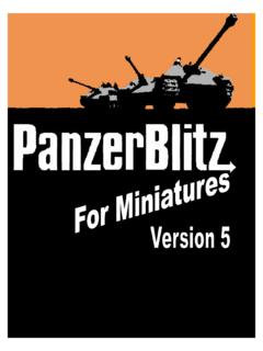 Panzer Leader Mini version 5 - PBworks