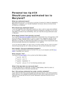 Personal tax tip #54 Should you pay estimated tax to …