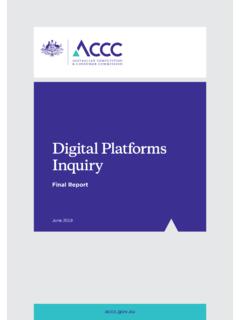 Digital Platforms Inquiry - accc.gov.au