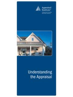 Understanding the Appraisal - Appraisal Institute