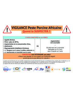 VIGILANCE Peste Porcine Africaine - ansporc.fr