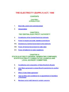 THE ELECTRICITY (SUPPLY) ACT, 1948