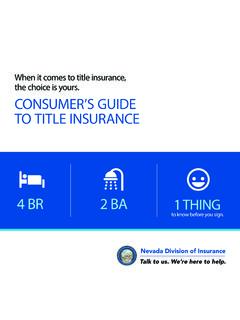 CONSUMER’S GUIDE TO TITLE INSURANCE