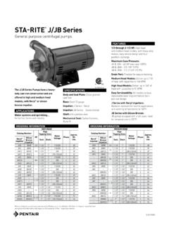 STA-RITE J/JB Series - resiflowlit.com