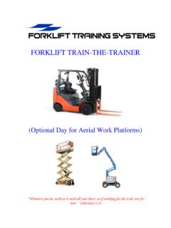 FORKLIFT TRAIN-THE-TRAINER