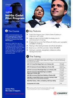 IndiGo Cadet Pilot Program