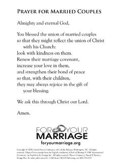 Prayer for Married Couples - USCCB