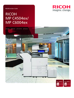 Multifunction Color RICOH MP C4504ex/ MP C6004ex