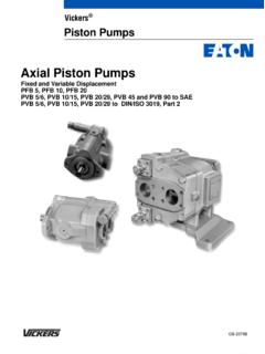 Axial Piston Pumps - Electrical and Industrial Power ...