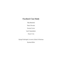 Facebook Case Study - Wayan Vota