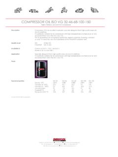 COMPRESSOR OIL ISO VG 32-46-68-100-150 - …