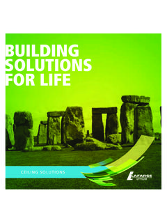 BuiLDinG SoLutionS FoR LiFE - EcoSpecifier
