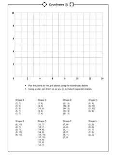 Coordinates (2) - Maths Worksheets