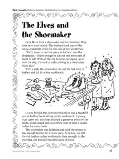 The Elves and the Shoemaker - Scholastic
