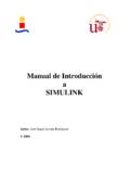 Manual de Introducci&#243;n a SIMULINK