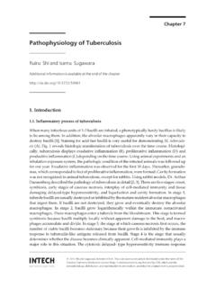 Pathophysiology of Tuberculosis - IntechOpen