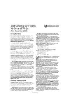 Instructions for Forms W-2c and W-3c - IRS tax forms