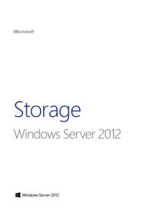 Windows Server 2012: Storage - download.microsoft.com